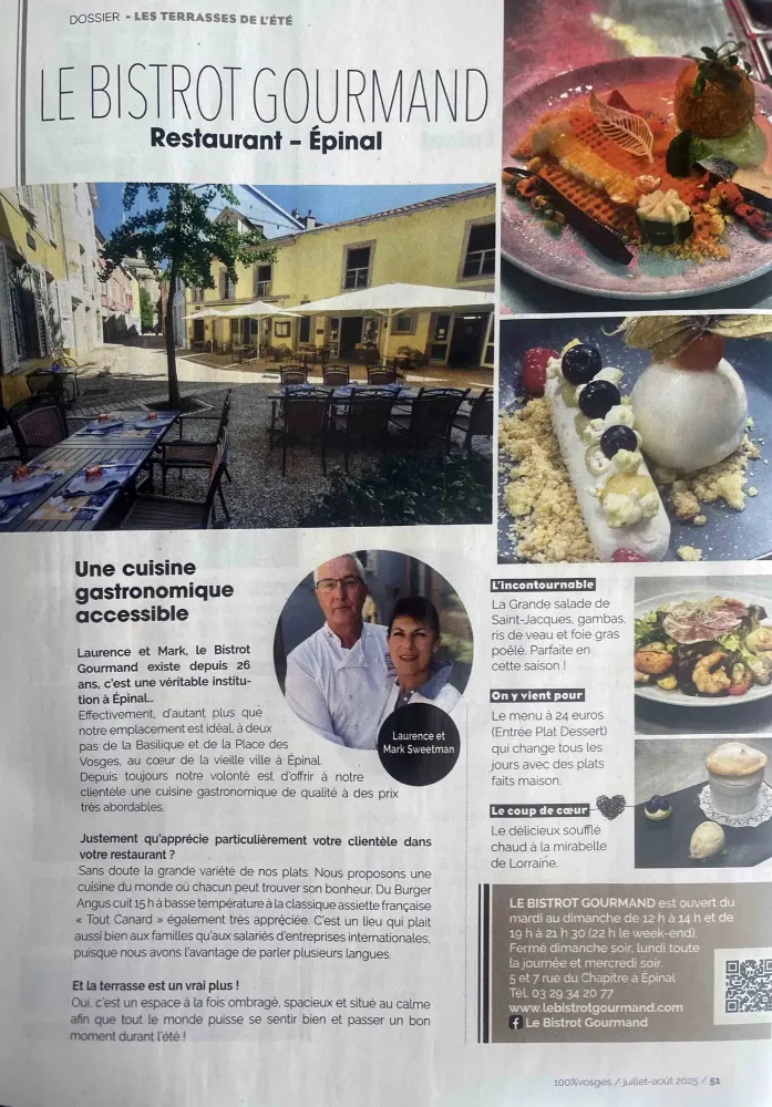 Le bistrot gourmand